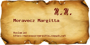 Moravecz Margitta névjegykártya